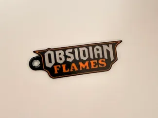 Obsidian Flames Pokemon Set Keychain - Binder Tag