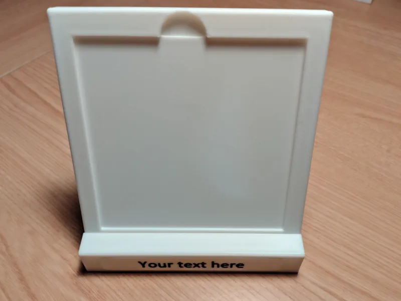 Base personalizable para QR, fotografía, 10x10cm