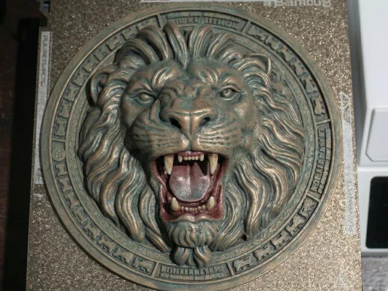 Lion Head wall art