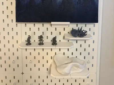 Skadis-Compatible Modular Shelves