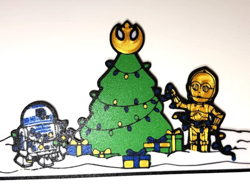 Star Wars-Inspired Merry Droidmas Corner