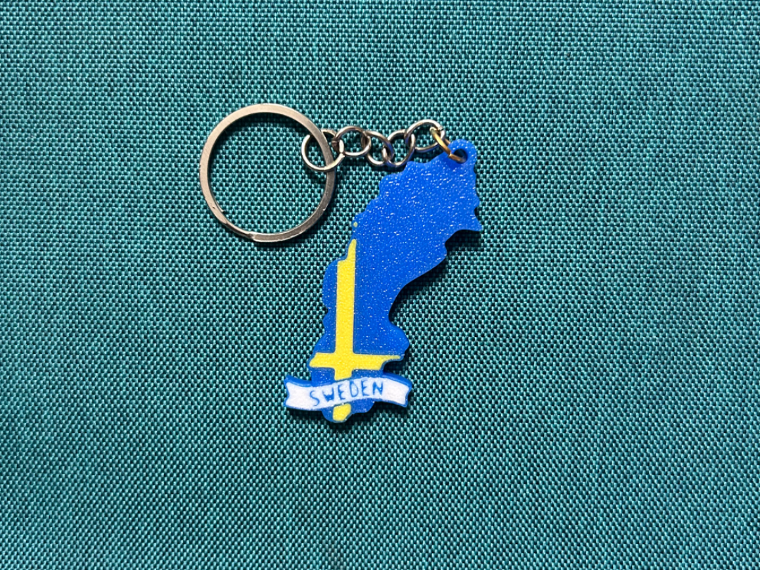 Sweden Keychain