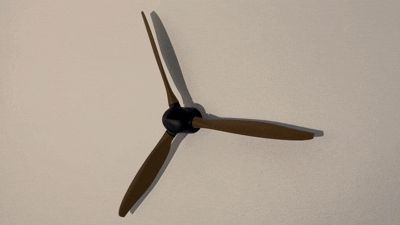 Adjustable Pitch Airplane Propeller