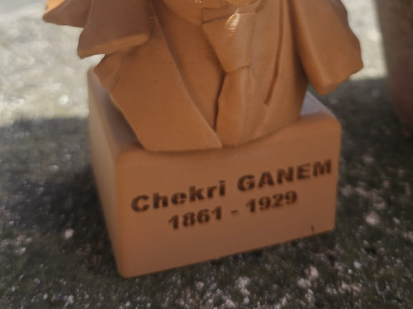 Customizable Bust Display Base with Name & Year