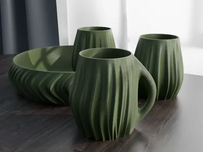 Stylish plate with lid with handle and without