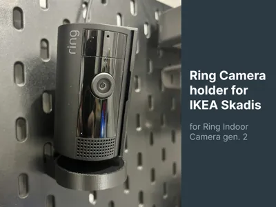 Ring Camera holder for IKEA Skadis
