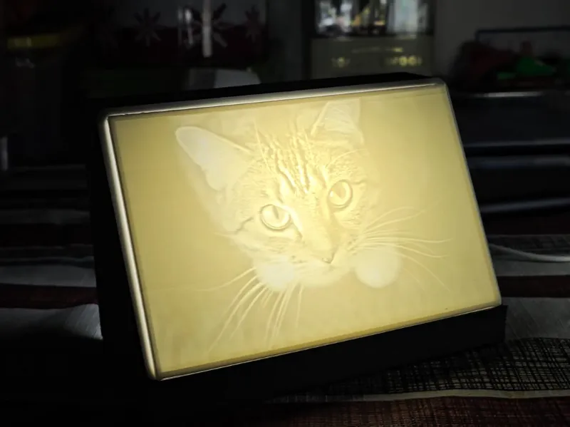 Lithophane Desk Lamp