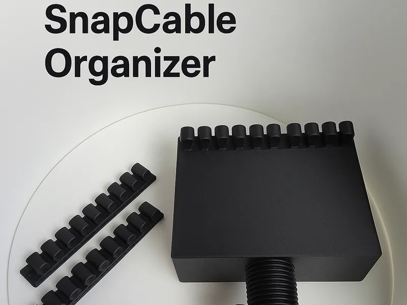 SnapCableOrganizer - Endlich Ordnung im Kabelchaos