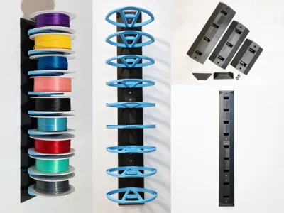Filament Spool Wall Rack - UZ Stack