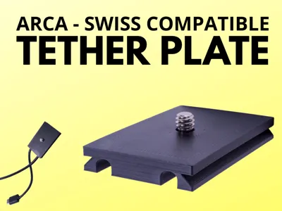 Arca Swiss Compatible TETHER Plate (5 sizes)
