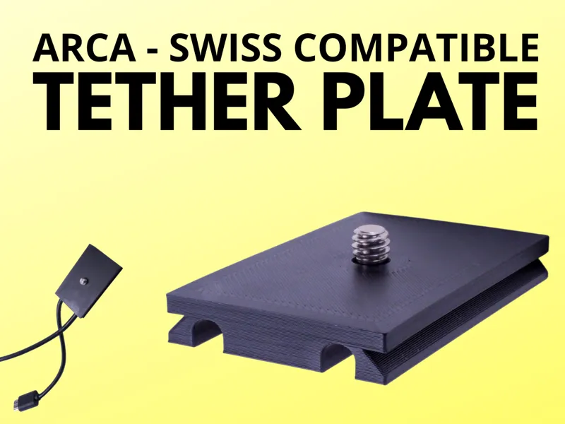 Arca Swiss Compatible TETHER Plate (5 sizes)