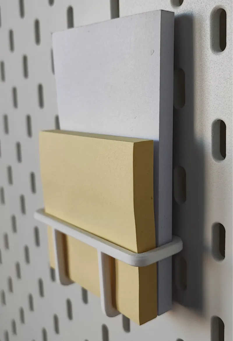Ikea Skadis Sticky Notes Holder