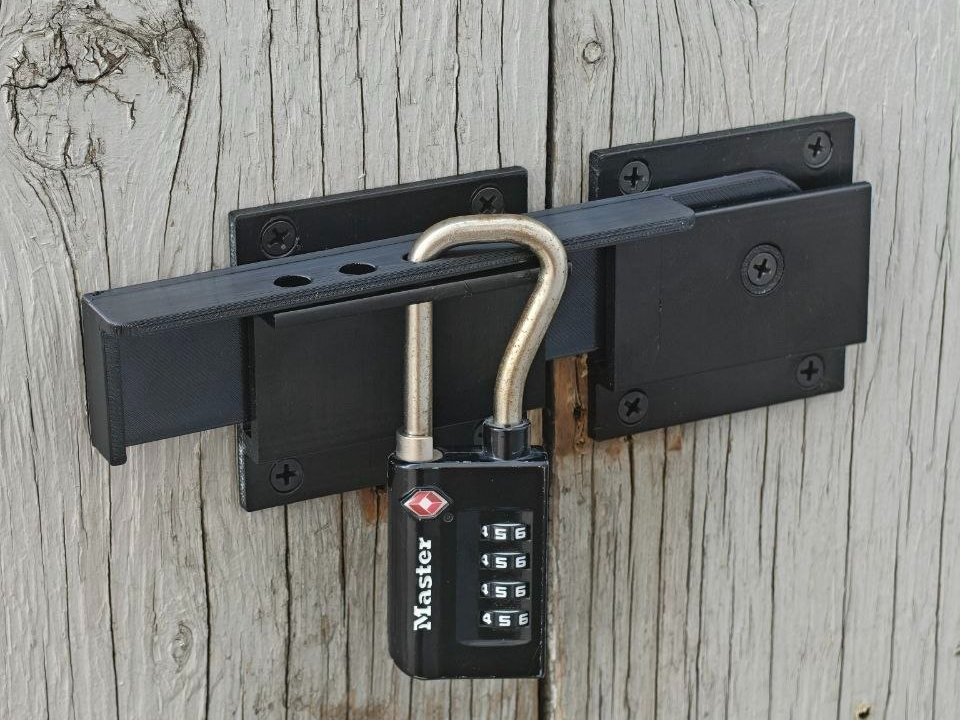 Flip Gate Latch with Padlock Hole (Adjustable)