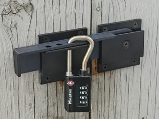 Flip Gate Latch with Padlock Hole (Adjustable)