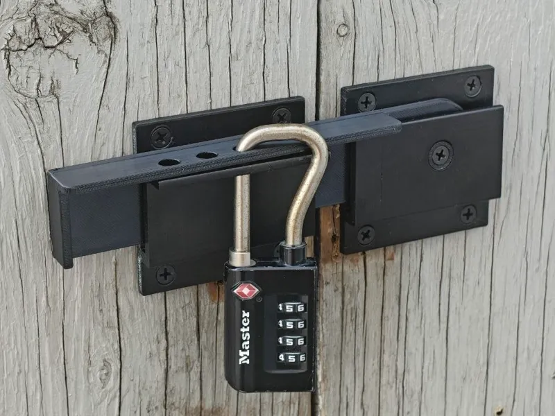 Flip Gate Latch with Padlock Hole (Adjustable)