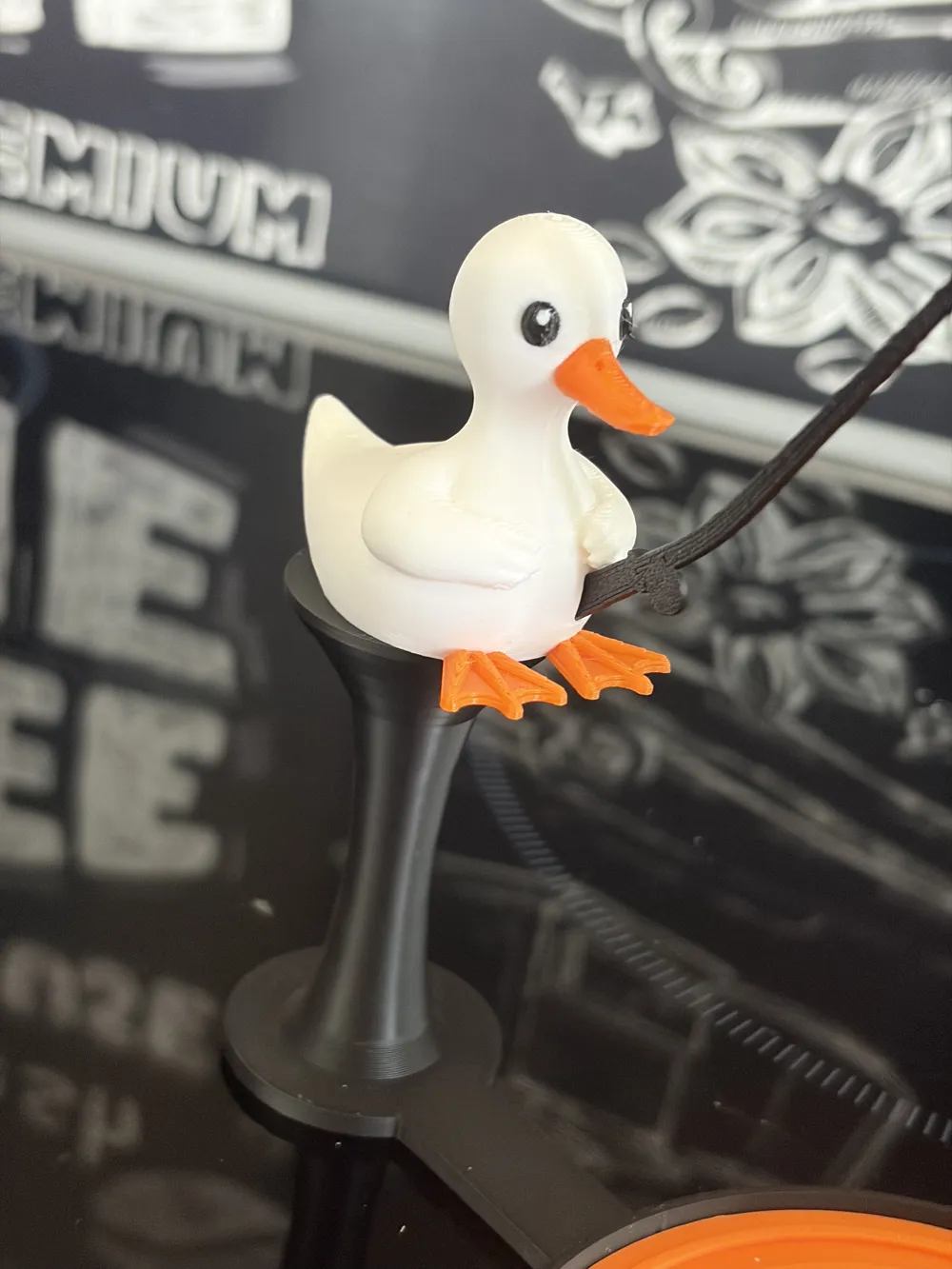 Tea fishing duck - teabag holder - Free 3D Print Model - MakerWorld