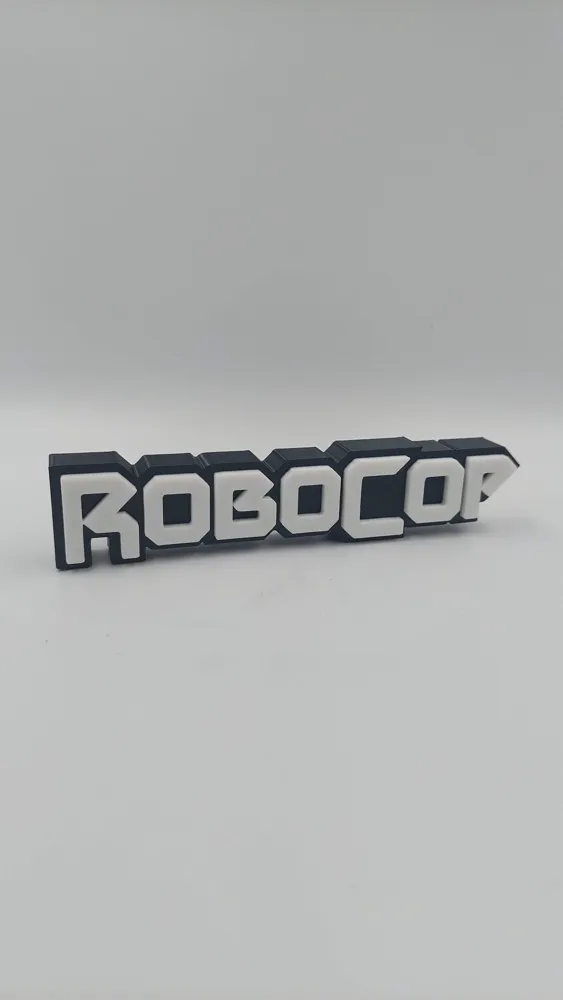 Robocop Logo - Free 3D Print Model - MakerWorld