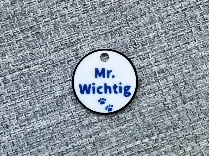 Hundemarke Mr. Wichtig