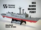 Фигурка на военен кораб Perry-class Guided Missile Frigate