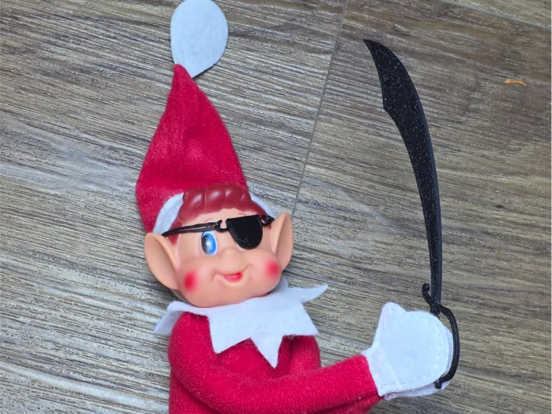 Elf Pirate Eyepatch and Sword
