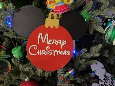 Mickey Mouse Ornament and wall art