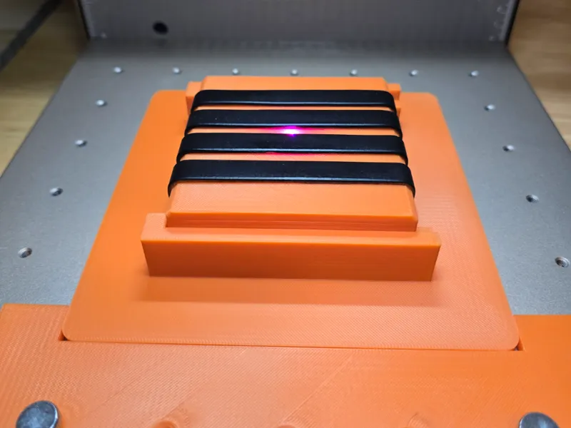 Silicone Bracelet laser jig for F2 Ultra and UV