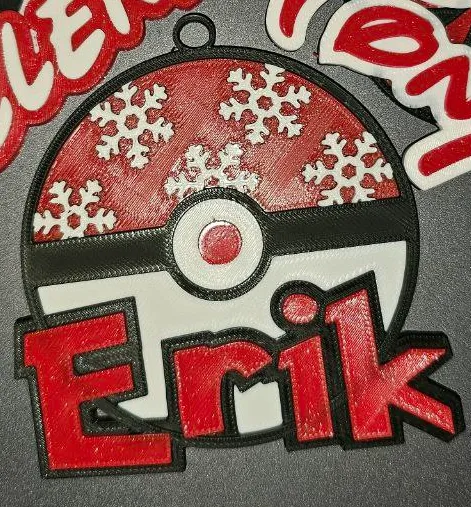 POKEBALL NAVIDAD editable CUSTOM