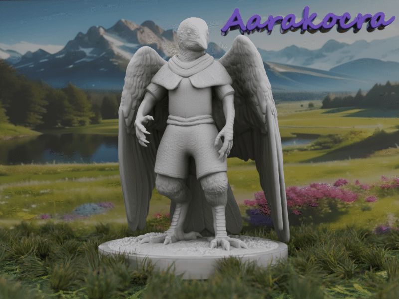 Aarakocra dnd miniature