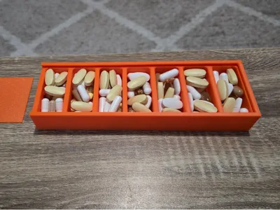 Pill Box - Vitamin Box - Simple But Effective