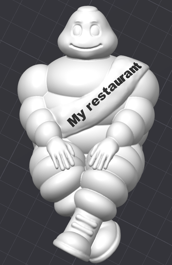 Miniatura 2 do modelo 3D Michelin Bibendum