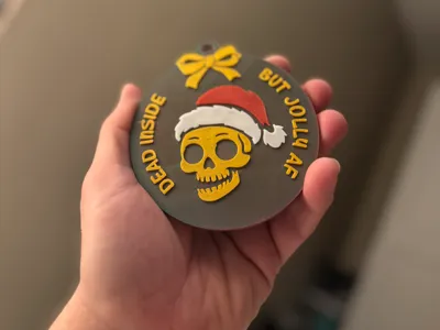 Dead Inside but Jolly AF Ornament