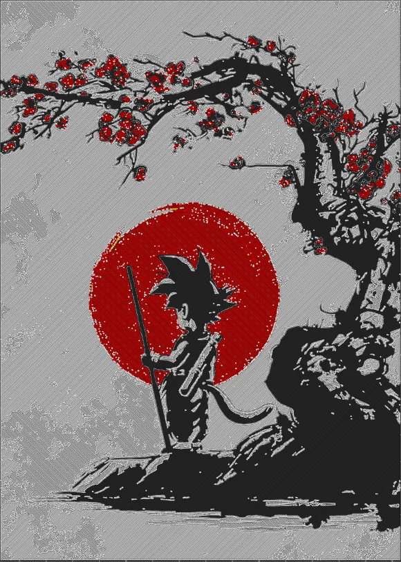 Goku Kid Hueforge