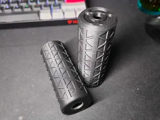 airsoft suppressor 40x100 m14x1 ccw