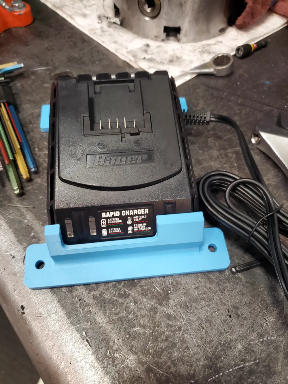 Bauer Charger Wall Mount Cordless by YeeterMcGavin - MakerWorld