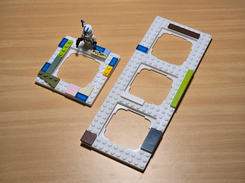Gira 55 LEG0 Bricks compatible frame (1x/2x/3x/4x)
