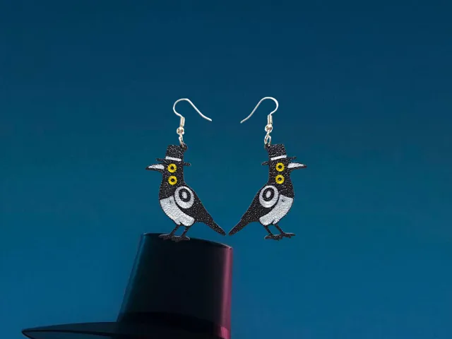 K-pop merch earrings