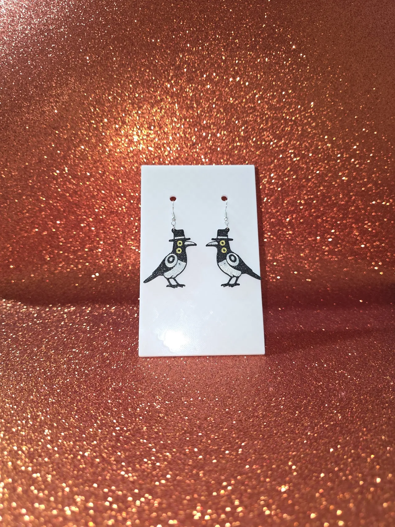 K-pop merch earrings view 2