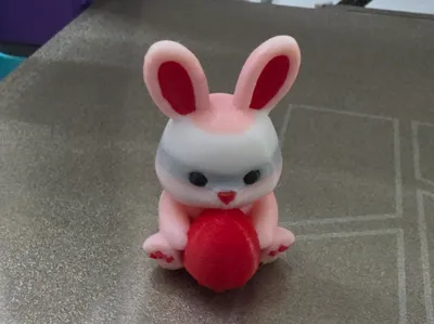 Cute Easter Bunny with Egg (AMS Multicolor)