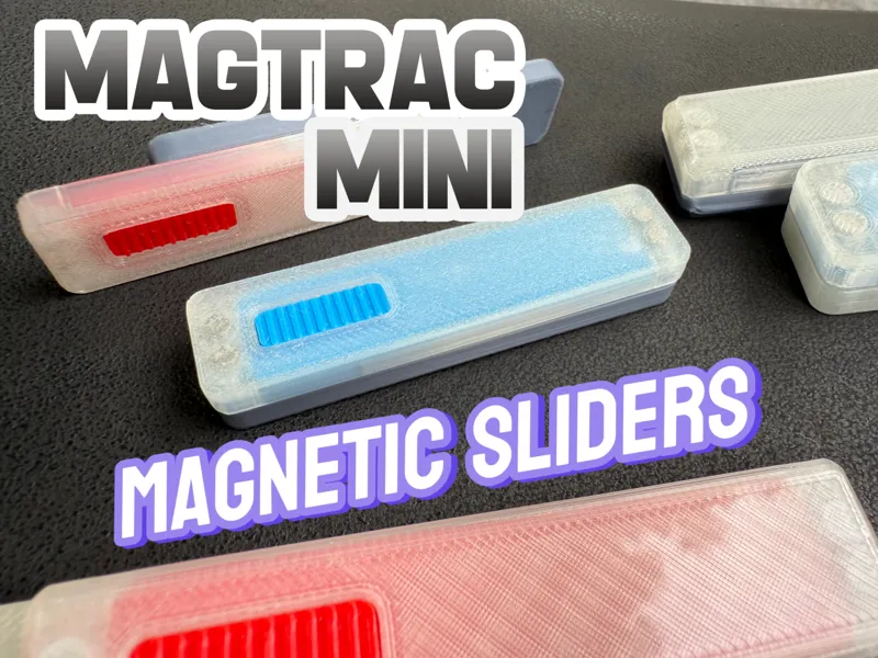 MagTrac Mini Magnetic Fidget Slider