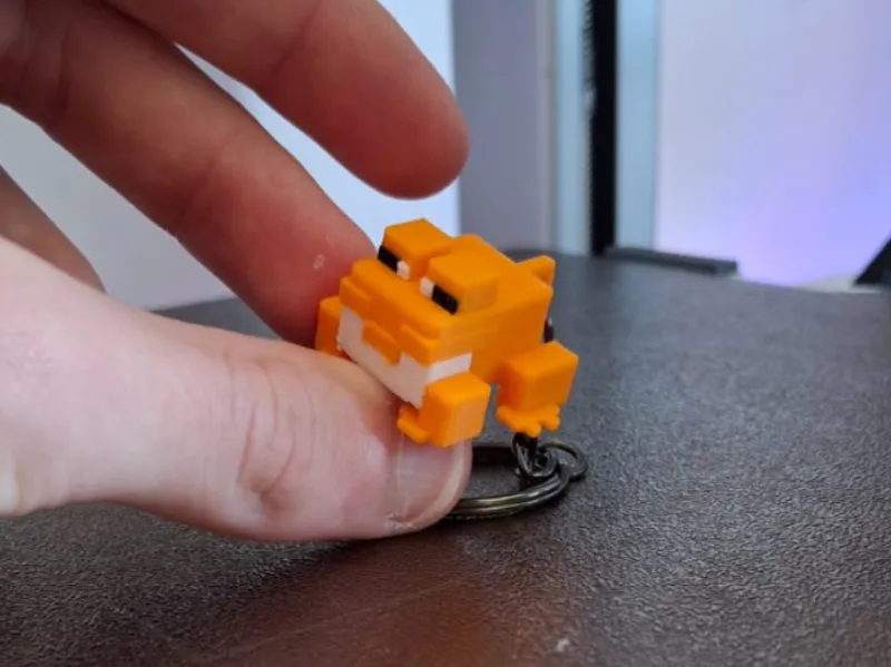 Minecraft FROG Keychain 