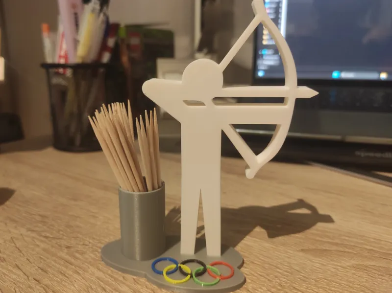 Olympic Archer Toothpick Stand