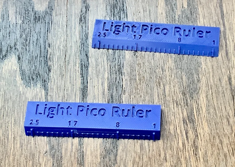 The Second Ruler The Light Pico Second Ruler by user_4126960033 - MakerWorld