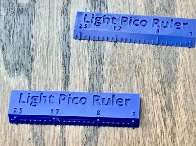 The Light Pico Second Ruler