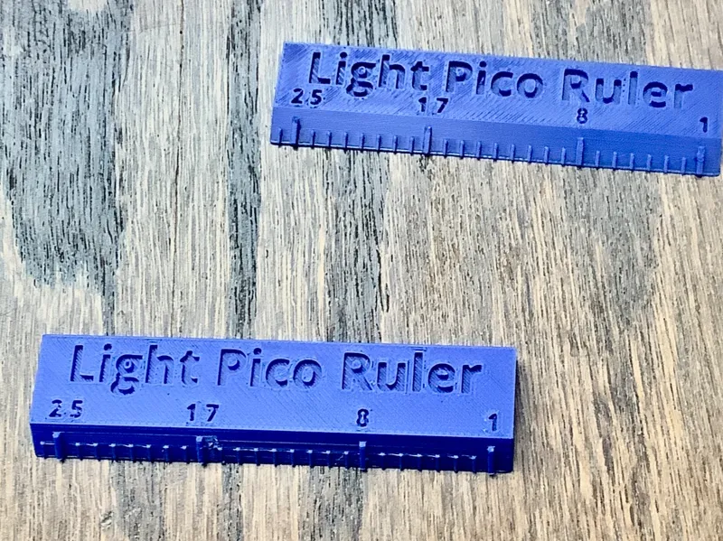 The Light Pico Second Ruler