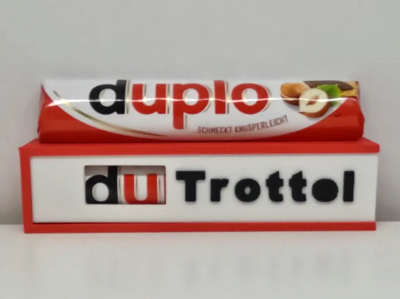 Duplo Box "Du Trottel" Geschenk