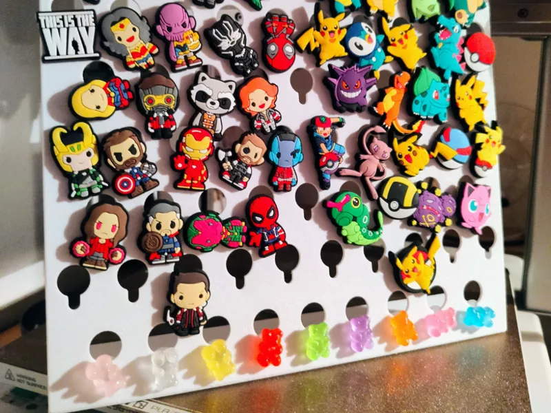 Stand for Crocs charms