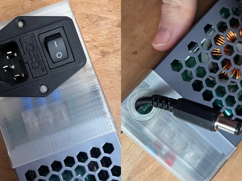 LED power supply end caps (for Weishuo)