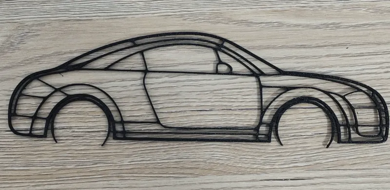Silueta Audi TT MK1 8N de perfil
