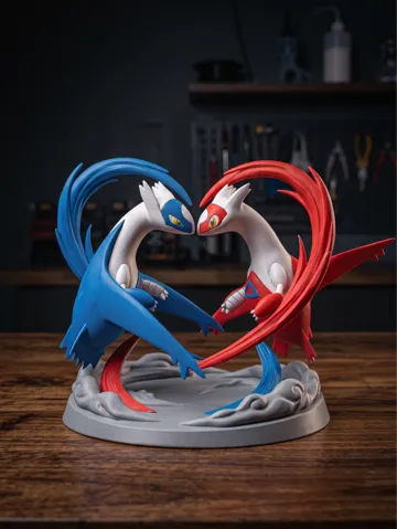 Escenografía en miniatura: Latios & Latias — Heart of the Sky — vista de referencia 2
