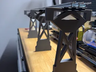 O Gauge Train Elevated Track Support